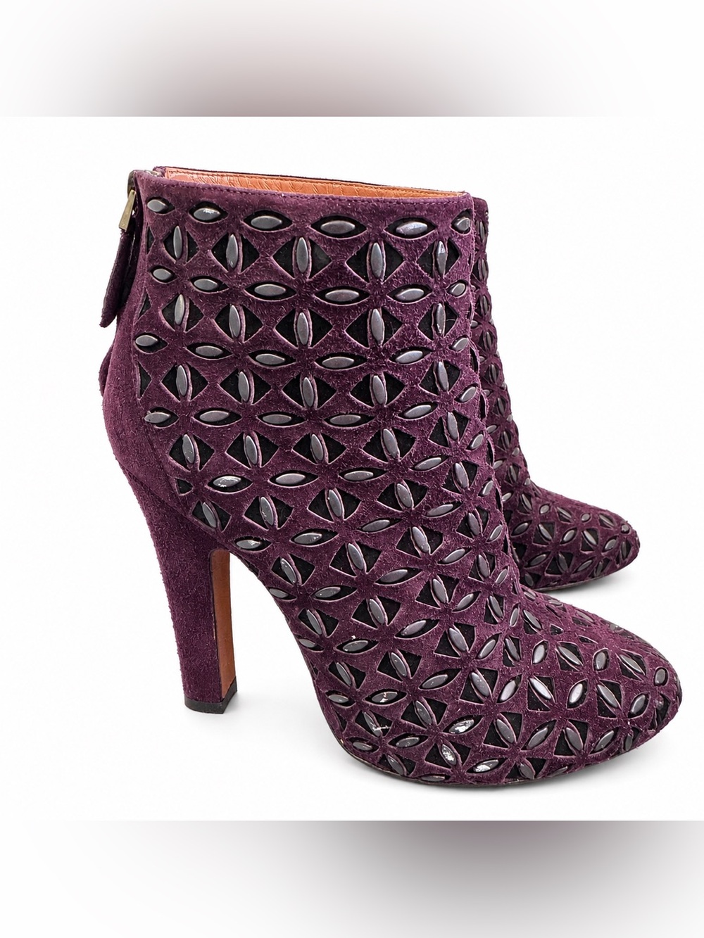 Alaia Lasercut Booties